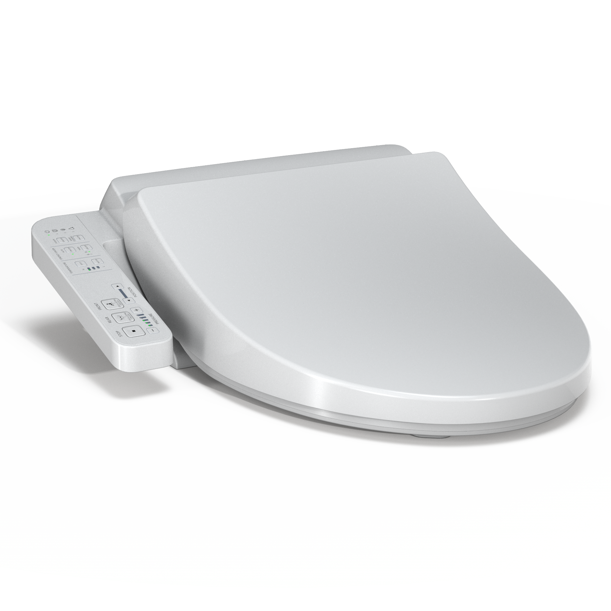 Toto A2 Elongated Electronic Washlet Bidet Toilet Seat with Heated Seat and SoftClose Lid in Cotton White