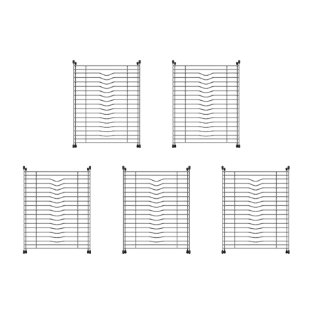 Blanco 236431: Diamond Collection Stainless Steel Floating Dish Rack