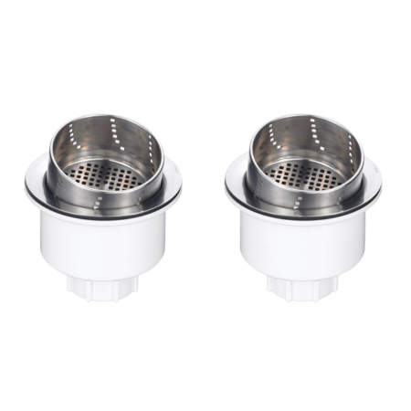 Blanco 441231 3-in-1 Basket Strainer: Stainless Steel - 2 Pack