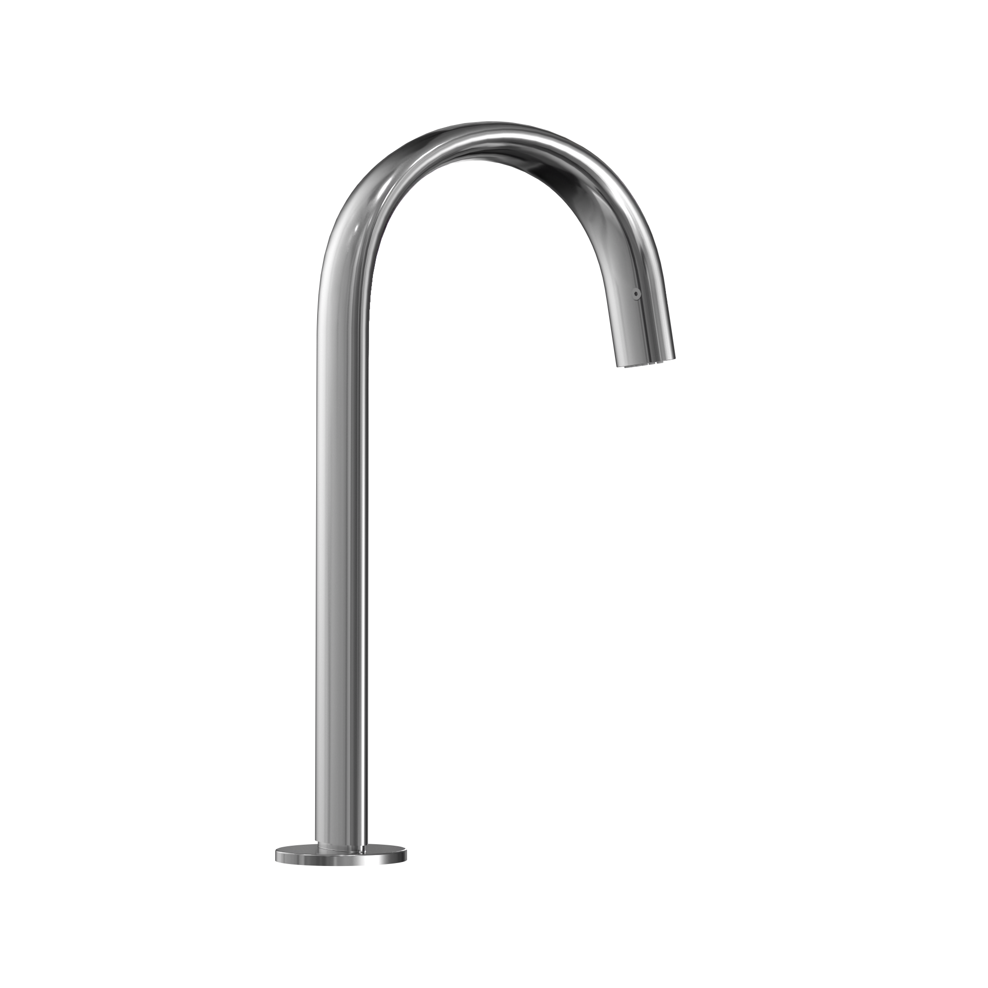 Toto Gooseneck Vessel ECOPOWER 20 Second Continuous Flow Touchless Bathroom Faucet 0.5 GPM with Thermostatic Mixing Valve in Polished Chrome