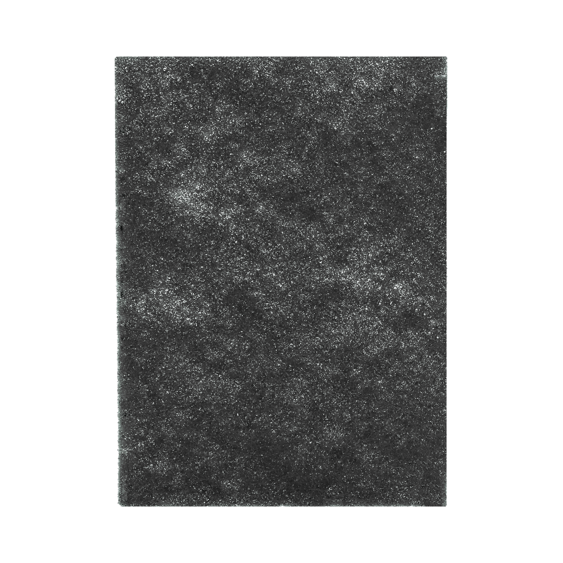 Two dark gray rectangular stripping pads with fine grit texture surface.