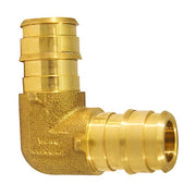 Sharkbite 1/2 in. x 1/2 in. MNPT Crimp Adapter Elbow in Brass - UC280LF