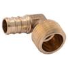 Sharkbite 1/2 in. x 1/2 in. MNPT Crimp Adapter Elbow in Brass - UC280LF