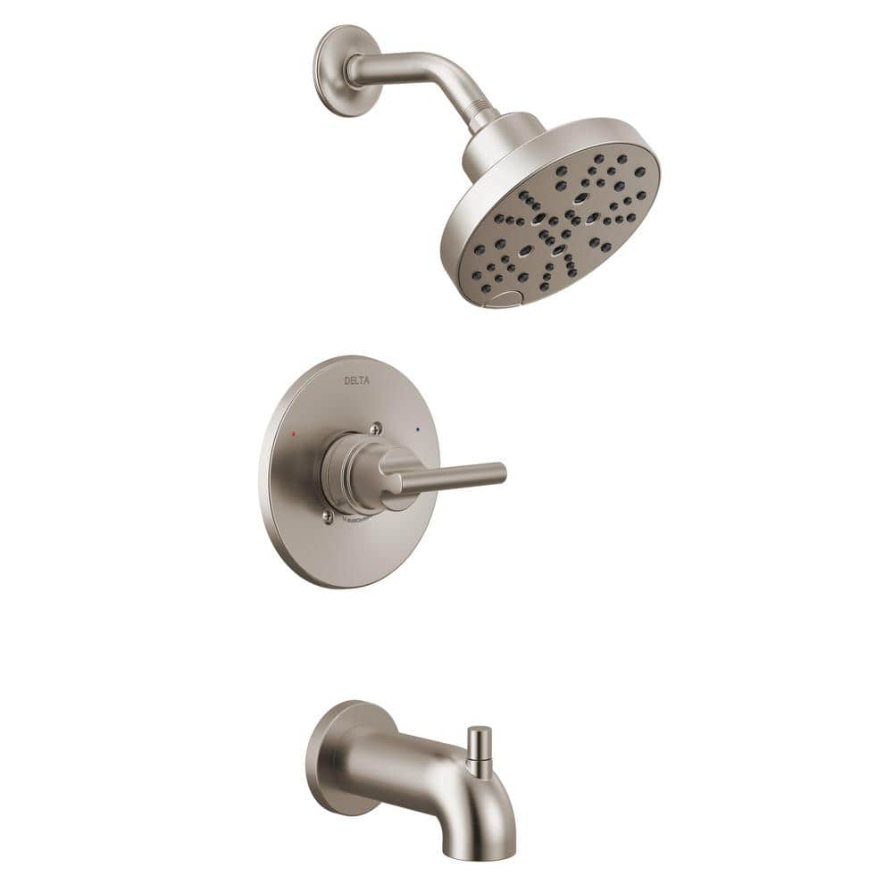Delta Nicoli Monitor 14 Series Single Function Shower Head, Tub Filler & Trim Set