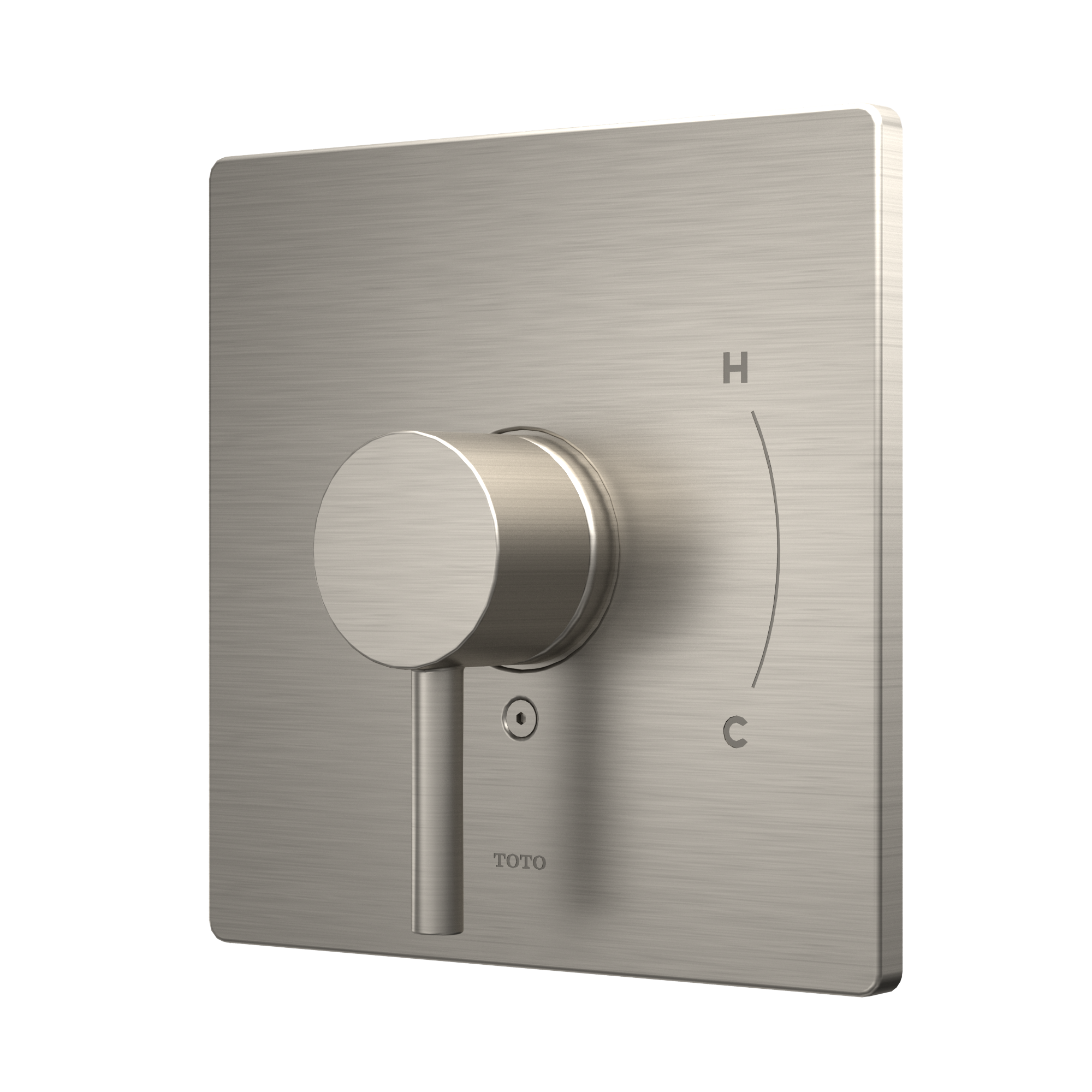 Toto Square Pressure Balance Valve Shower Trim, Brushed Nickel - Tbv01801U#Bn