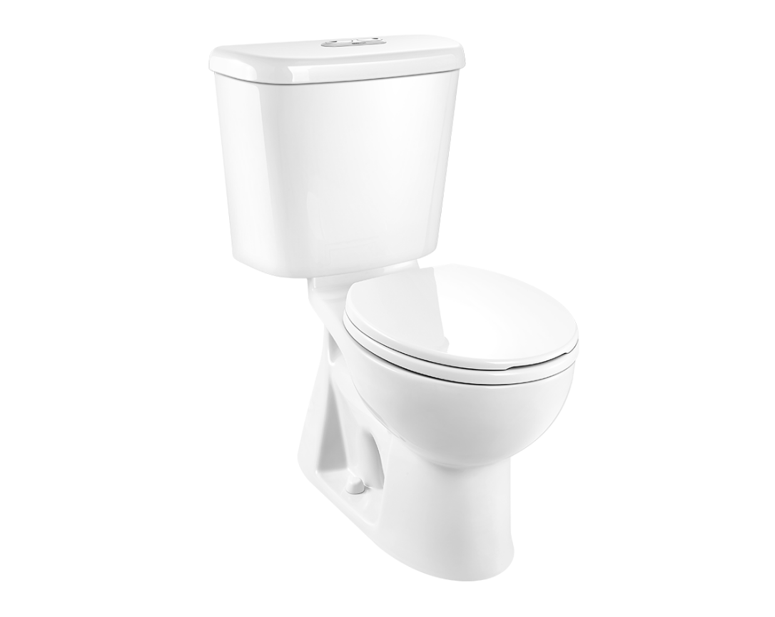 Caroma Sydney Smart II Elongated Dual Flush  1.28/0.8 GPF Toilet with Soft Close Seat Complete Toilet