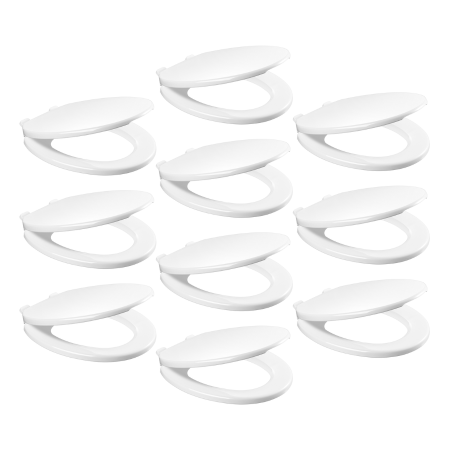 Caroma 326201W Soft Close Round Front Plus Seat: White