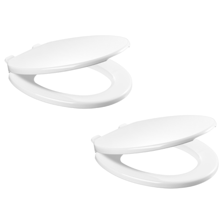Caroma 326201W Soft Close Round Front Plus Seat: White