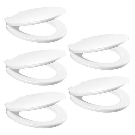 Caroma 326201W Soft Close Round Front Plus Seat: White