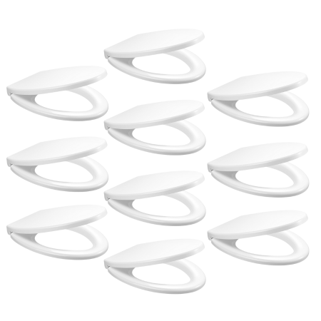 Caroma 326611W Soft Closing Detachable Elongated Seat - 10 Pack