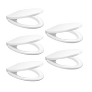 Caroma 326611W Soft Closing Detachable Elongated Seat - 5 Pack