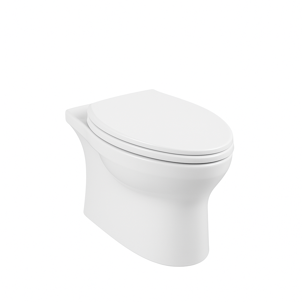 Caroma Summerton Elongated Dual-Flush ADA Toilet 1.28/0.8 GPF With Seat
