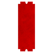 Red rectangular sanding sheet with hook-and-loop backing and notched edges for drywall sanders.