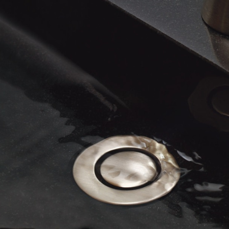 California Faucets 9050ZB-SN ZeroDrain Pop-Down Style Lavatory Drain: Satin