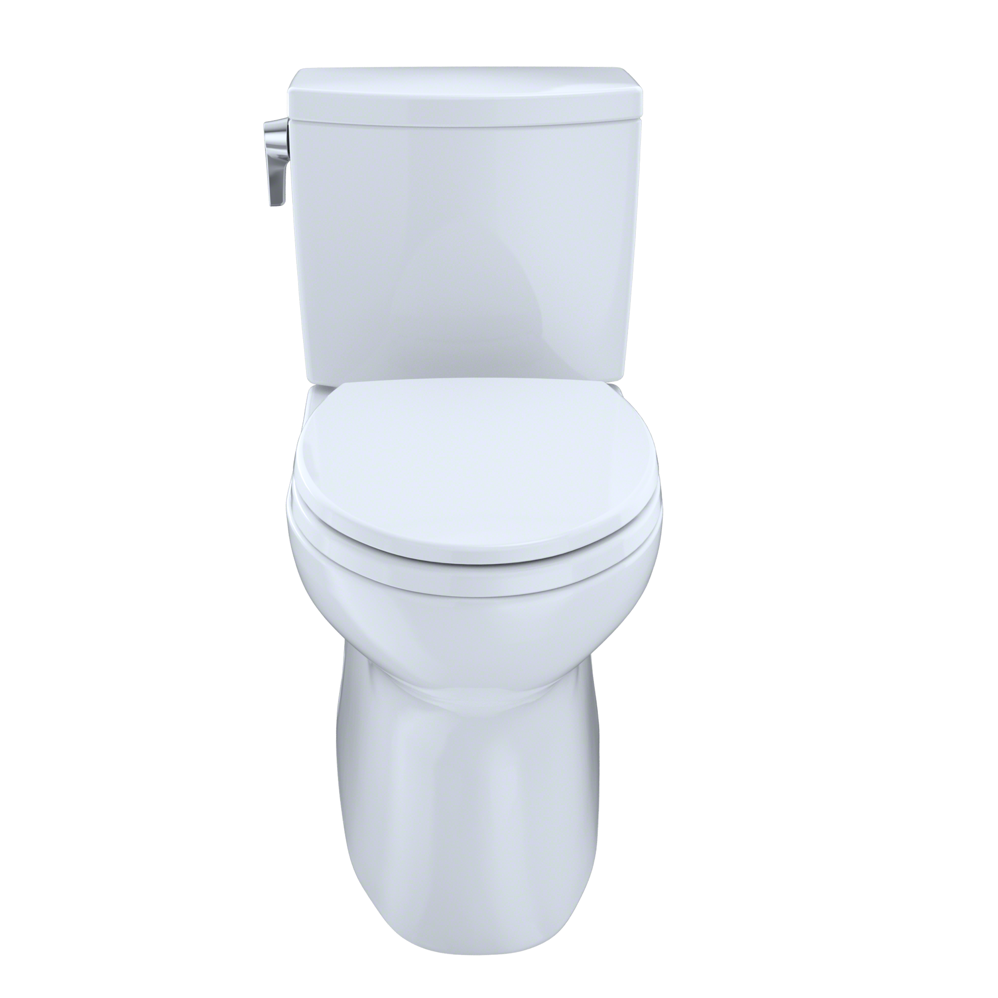 Toto Vespin II 1G Two Piece Elongated Universal Height Toilet with CEFIONTECT 1.0 GPF Less Seat in Cotton White