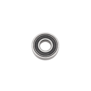 Silver and black ball bearing rub collar with 48mm diameter, circular metal component with central opening.