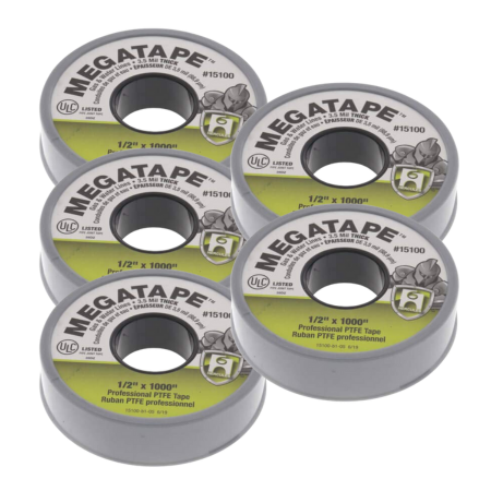 Oatey Hercules PTFE Thread Seal Tape, 1/2" x 1000", High-Density in Gray - 15100