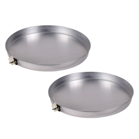 Oatey 34170 18 In. Aluminum Water Heater Pan with 1 In. CPVC Adapter