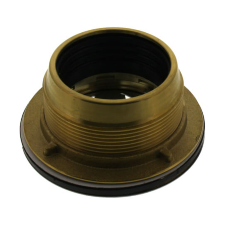 Oatey 2" Brass No-Calk Shower Drain with Stainless Strainer in Brass - 42150