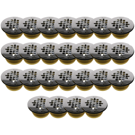 Oatey 2" Brass No-Calk Shower Drain with Stainless Strainer in Brass - 42150