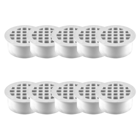 Oatey 2" PVC Snap-In Shower Drain in White - 43561 - 10 pack