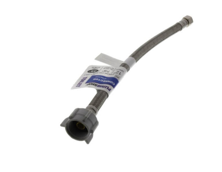 3/8 X 12" STAINLESS CLOSET SUPPLY PLS1-12DLF