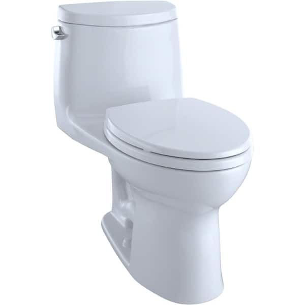 TOTO UltraMax One Piece Elongated Toilet 1.6 GPF with SoftClose Seat - Cotton White