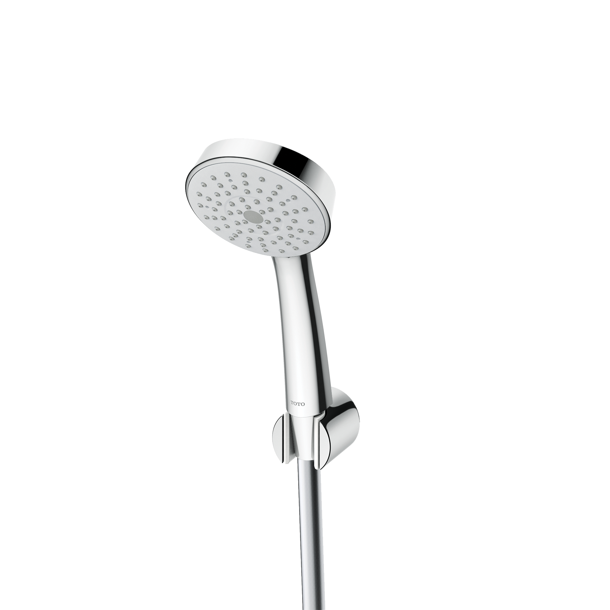 Toto TBW01019U2#CP L Series Modern Round Single Spray 4 inch 2.0 GPM Handshower: Polished Chrome