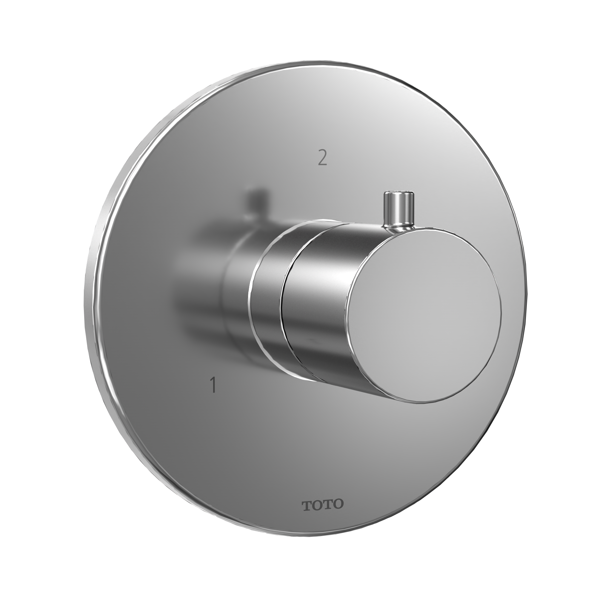 Toto Round Two-Way Diverter Shower Trim, Polished Chrome - TBV01103U#CP