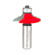 Freud router bit with red profile cutting head and silver metal shaft labeled 99-060.