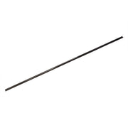 Oil rubbed bronze linear drain component, 48 inches long, with narrow slotted opening.
