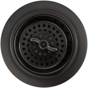 Linkasink 1-3/4" Basket Strainer in Dark Bronze - D003 DB