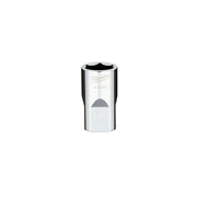 Milwaukee 1/2 in. drive 5/8" SAE 6-point socket with flat sides and 1/2 in. square drive.