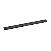 Infinity Drain 48" D 6548 BK Linear Drain Grate: Matte Black