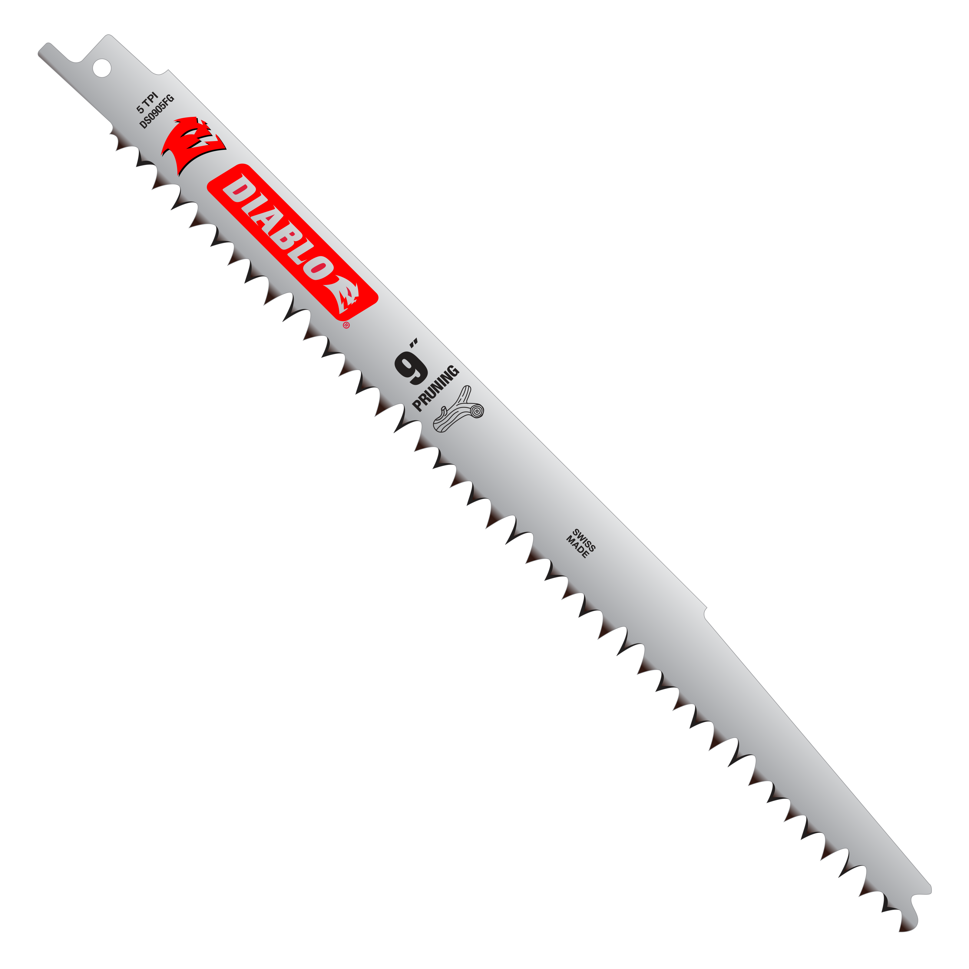 Diablo DS0905FG 9 in. Fleam Ground Recip Blade for Pruning