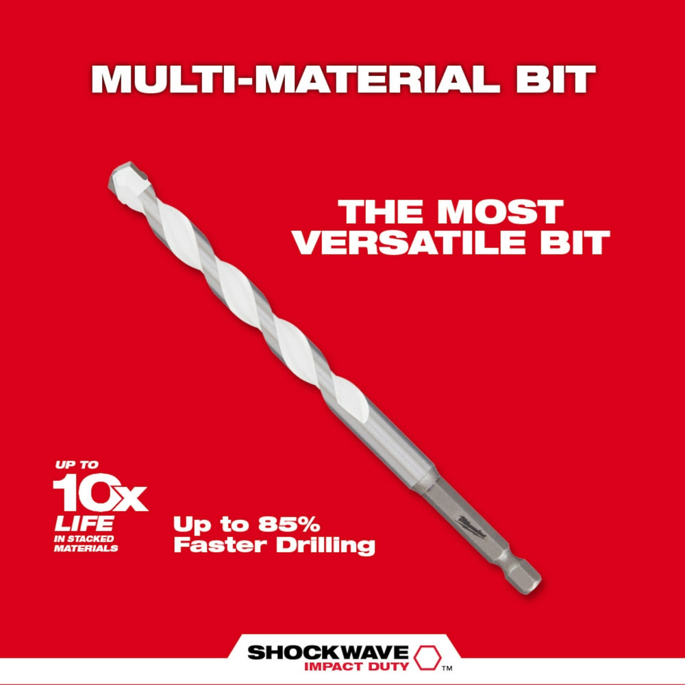 Milwaukee 48-20-8892 1/2 in. Shockwave Carbide Multi-Material Drill Bit