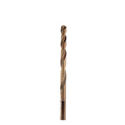 Milwaukee RED HELIX cobalt twist drill bit with fluted shaft and cylindrical shank, 17/64 inch diameter.