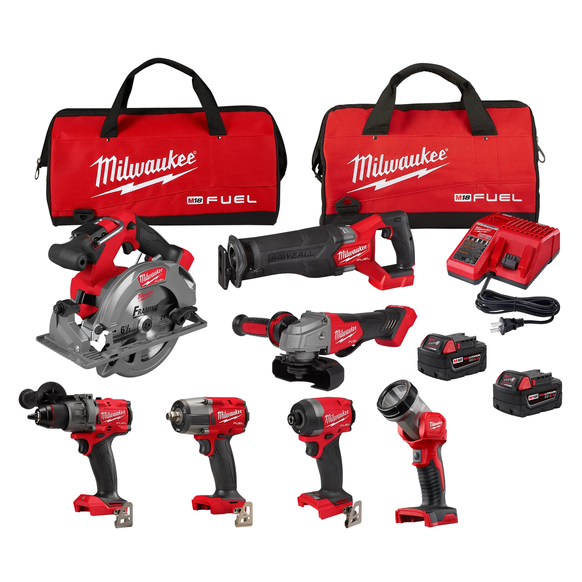Milwaukee M18 FUEL 7 Tool Combo Kit