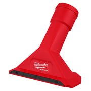 Red plastic utility nozzle with black magnetic base and angled head design.