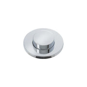 Brushed bronze decorative air switch push button with tuxedo-style dome and flat circular base.