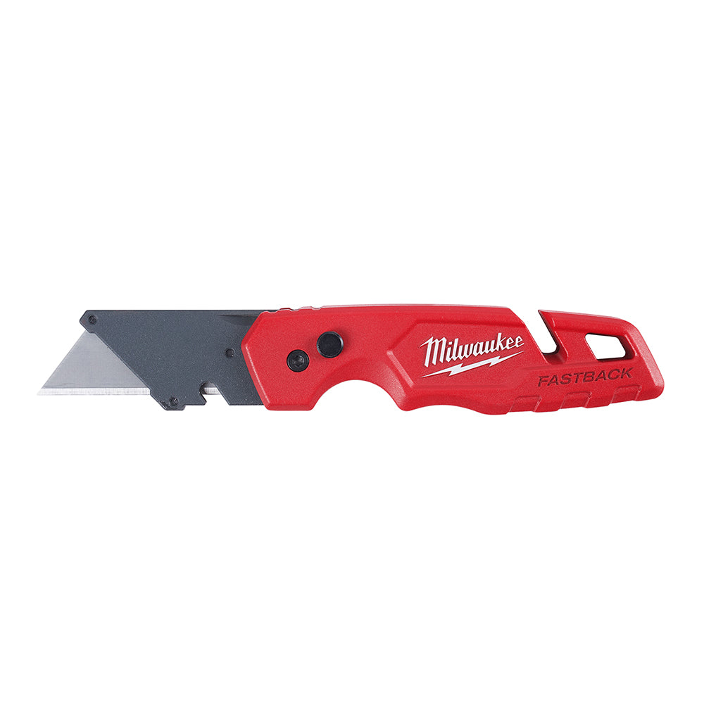 Milwaukee Tool 48-22-1501 Fastback Folding Utility Knife, 6-7/8 In - 2 Pack