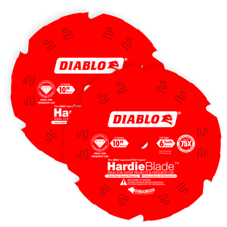 Diablo HardieBlade 10 inch, 6-Teeth Saw Blade - D1006DH