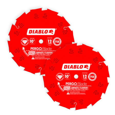 Diablo D1012LF 10 in. x 12 Tooth (PCD) Laminate Flooring PERGOBlade