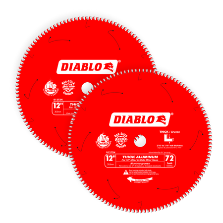 Diablo D1272N 12 in. x 72 Tooth Thick Aluminum Cutting Saw Blade