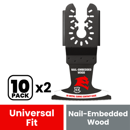 Diablo DOU250BW10 2-1/2 in. Universal Fit Bi-Metal Oscillating Blade for Nail-Embedded Wood