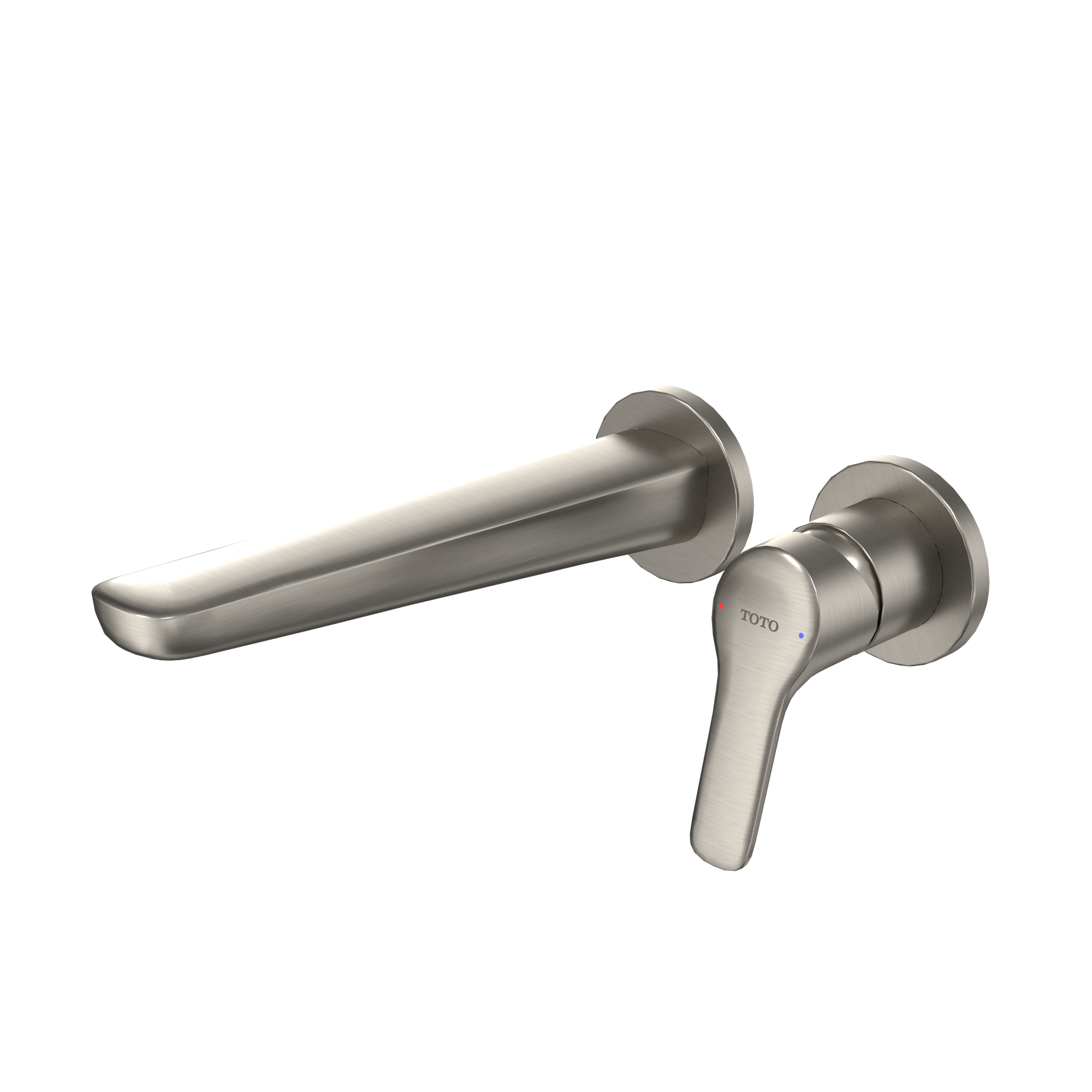 Toto GS 1.2 GPM Wall-Mount Single-Handle Bathroom Faucet With Comfort Glide Technology, Brushed Nickel