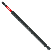 Black Diablo #2 square drive bit, 6 inches long, with red band and R2 marking.