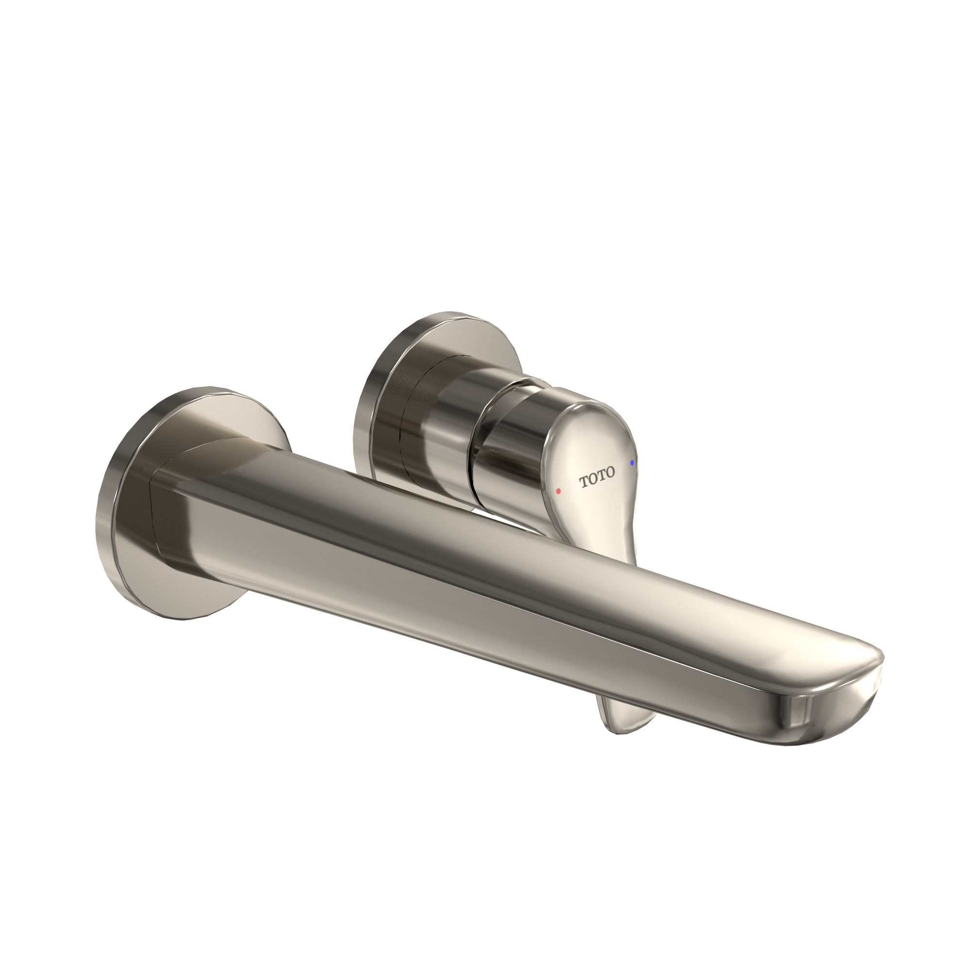 Toto GS 1.2 GPM Wall-Mount Single-Handle Bathroom Faucet With Comfort Glide Technology, Polished Nickel
