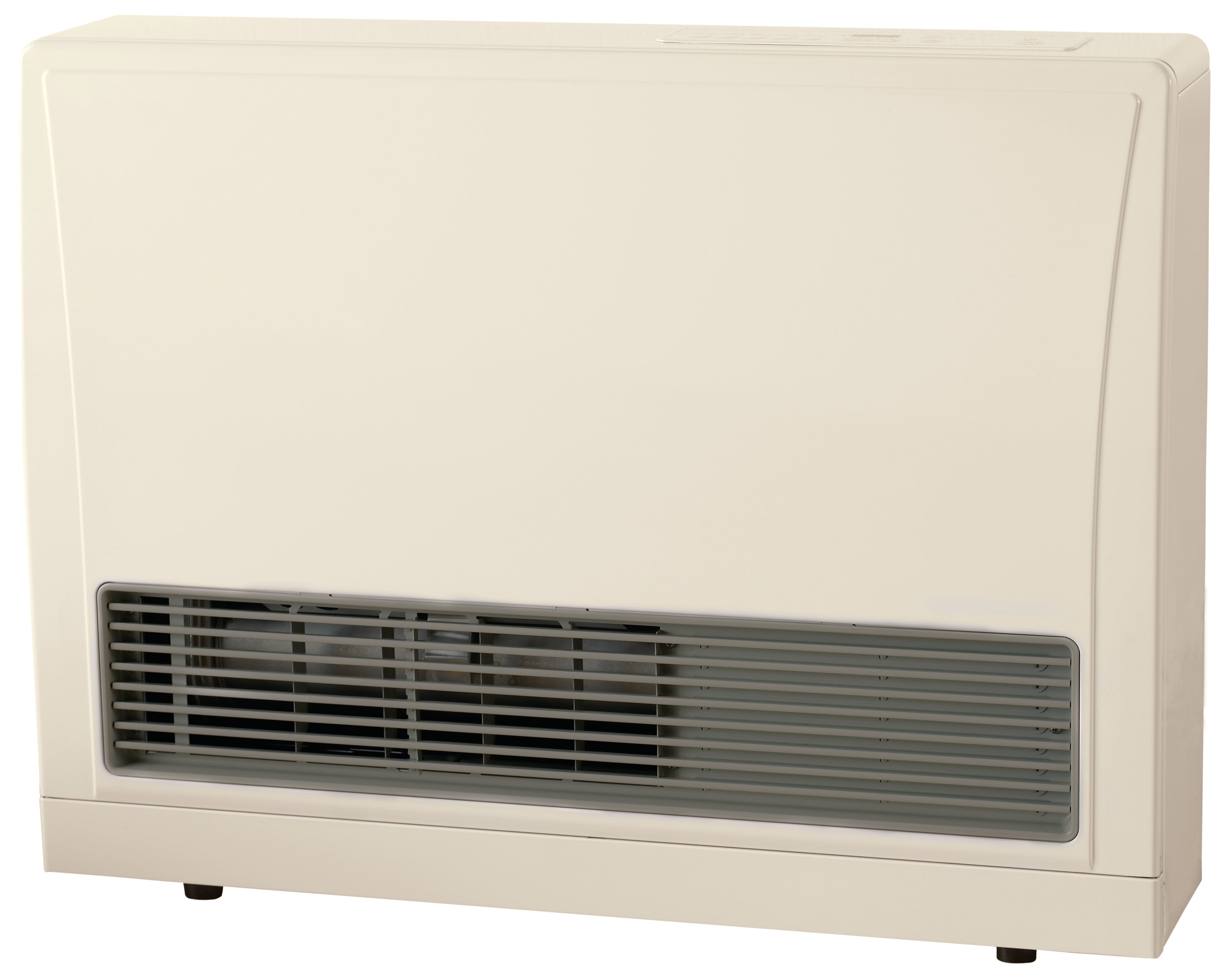 Rinnai EX DT Series 21,500 BTU Indoor Ductless Direct Vent Liquid Propane Energy Saver Wall Furnace in White - EX22DTWP