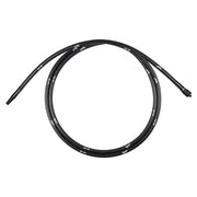 Black flexible vibrator shaft coiled with connectors at each end, marked "21 FT".